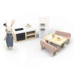 Dolls House Kitchen + 1 Character - Speedy Monkey